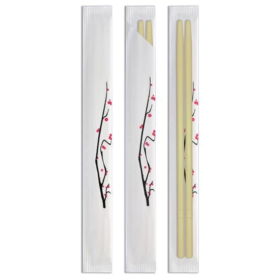 Палочки для суши бамбуковые Сакура в индивидуальной уп. 20 см 100 шт.