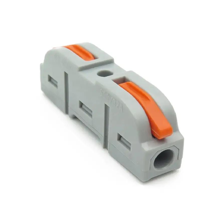 Клемма проходная Tactix 0,5-4 мм2 32А 1-1 наборная 35,9х8,5х14,5 мм Оранжевый (KV211)