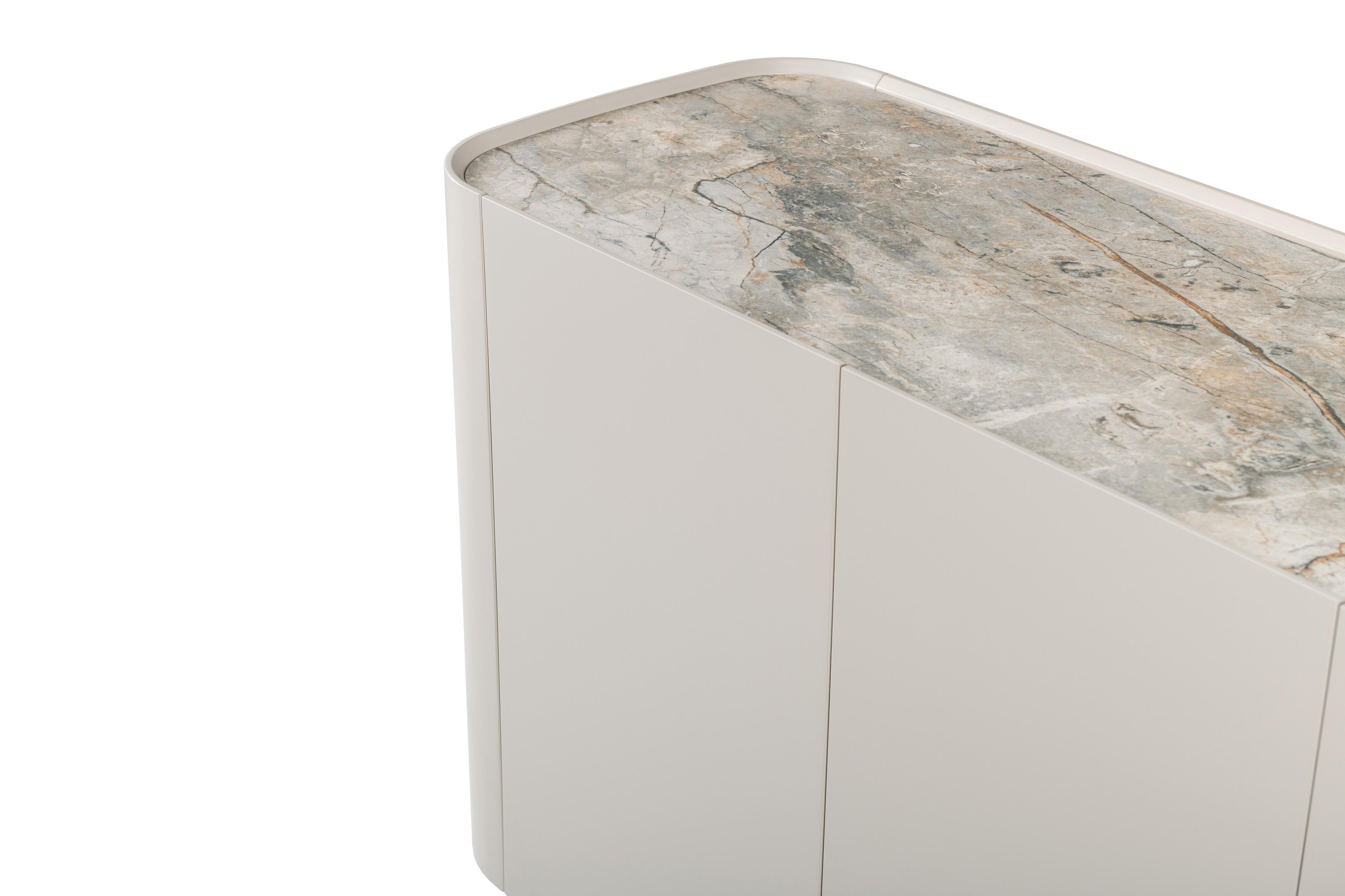 Буфет Арно 1800х440х810 мм Сильвер ривер/Айвори (30938750) - фото 3