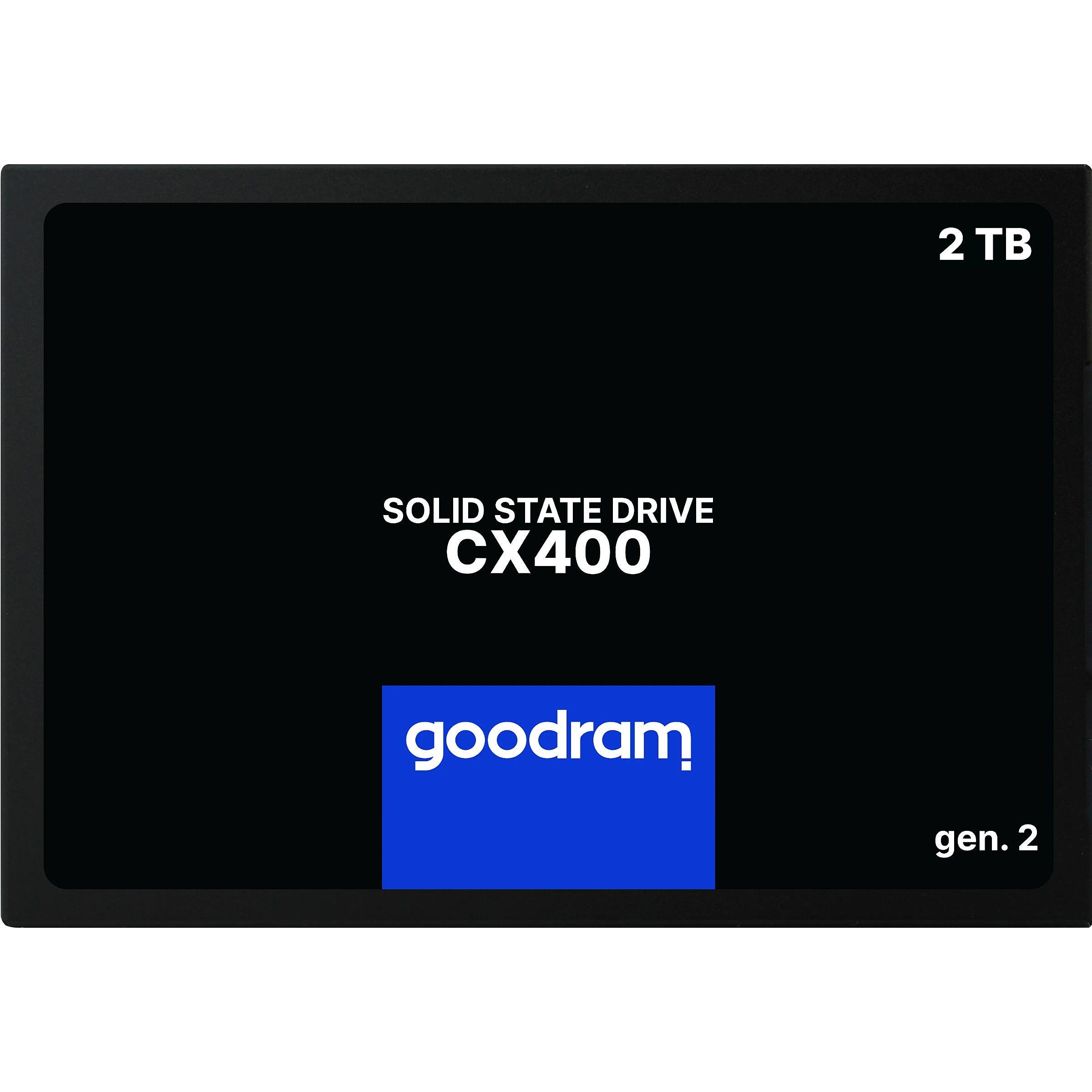 SSD диск GoodRAM CX400 2 TB SATA III 2,5" 3D NAND (SSDPR-CX400-02T-G2)