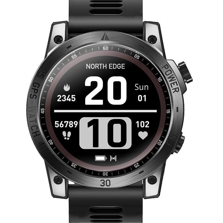 Часы наручные North Edge CrossFit GPS Black с компасом (2435837309)