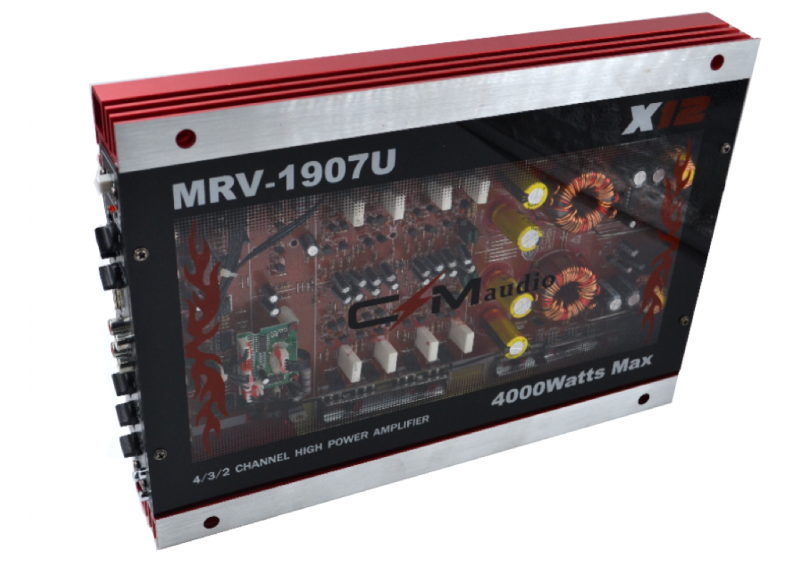 Усилитель звука в авто CAR AMP 1907 USB 4-х канальный (536673)