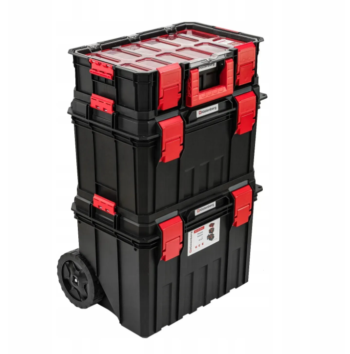 Кейс-комплект 530х355х825 мм на колесах з телескопічною ручкою (KMSS553585B-1)