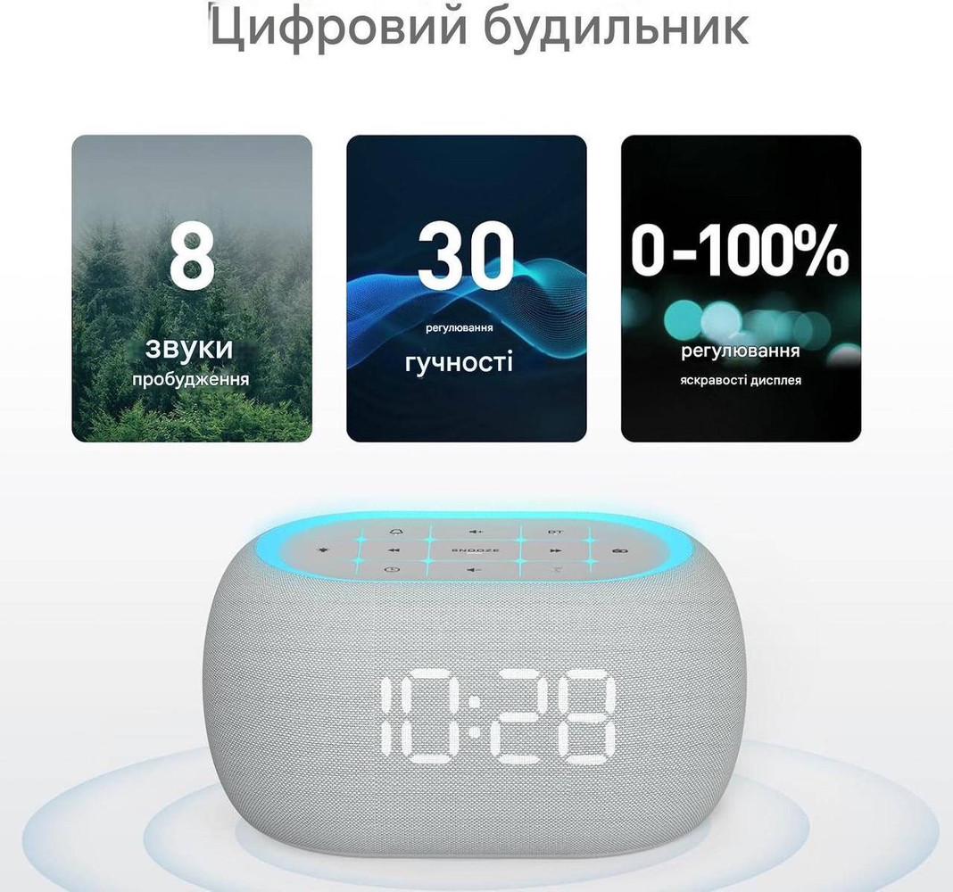 Будильник РадиоANJANK AC209F с FM-радио цифровым дисплеем и двойным питанием - фото 6