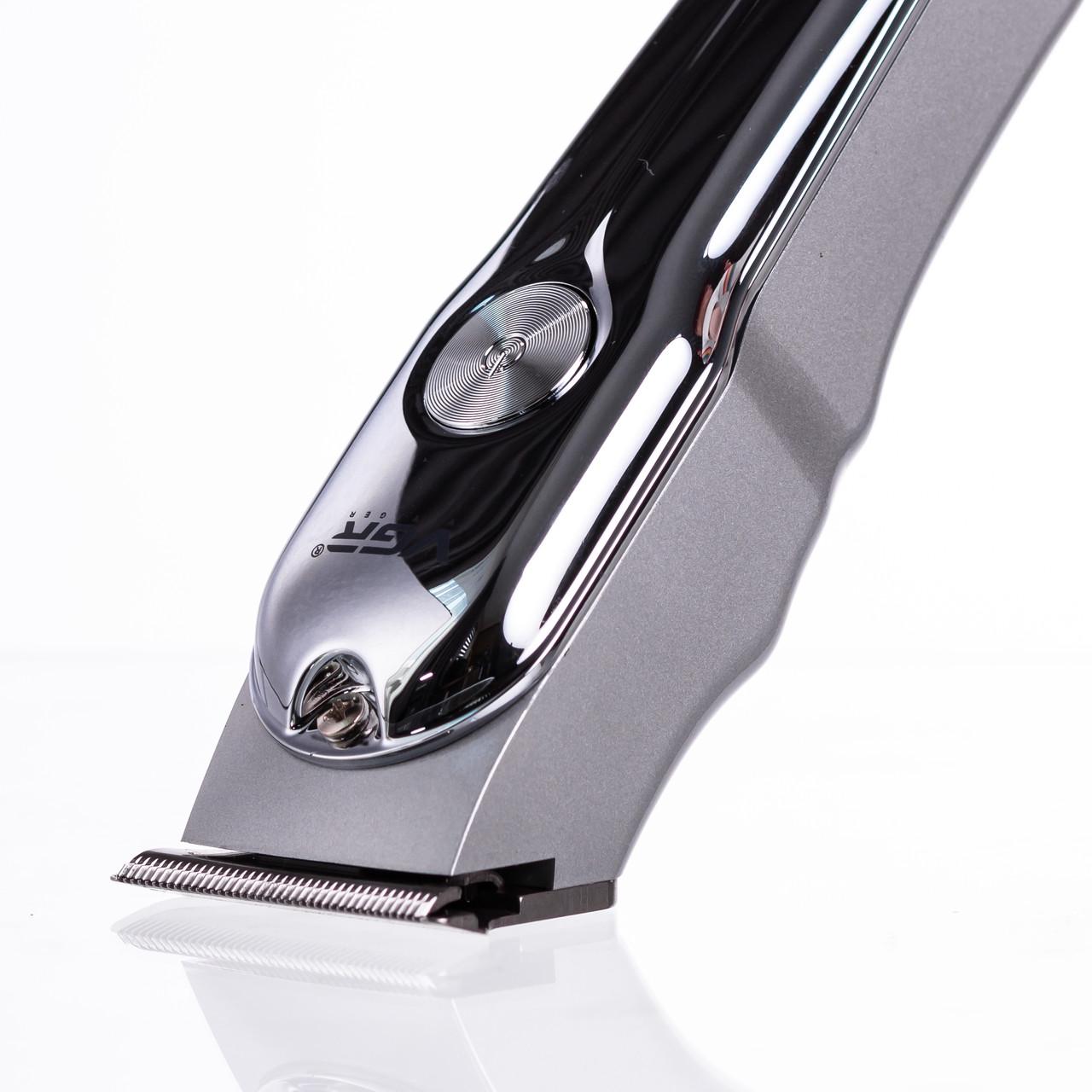 Машинка для стрижки VGR V-071 аккумуляторная Серебристый (7357) - фото 5