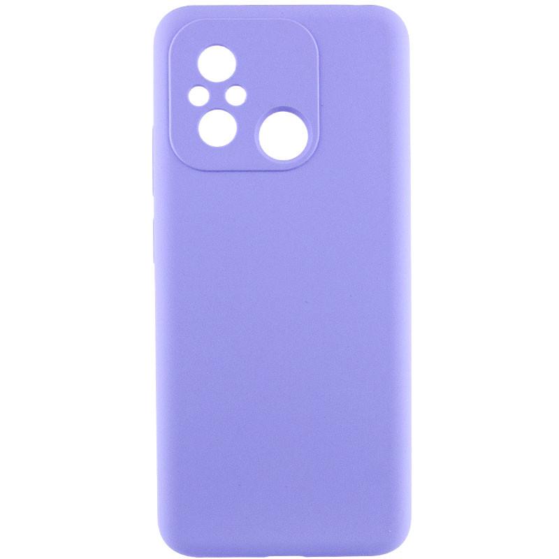 Протиударний Чохол Silicone Cover Lakshmi Full Camera (AAA) для Xiaomi Redmi 12C Бузковий / Dasheen - фото 1