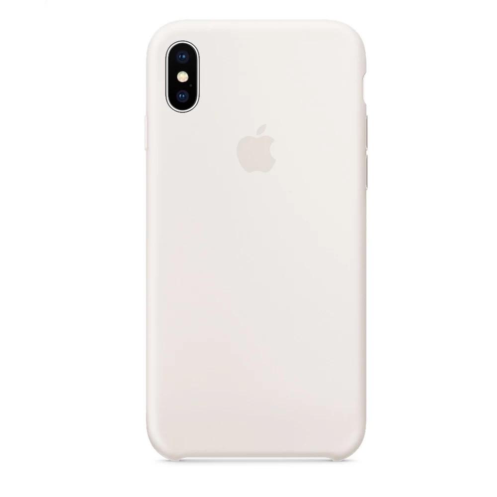 Силиконовый Чехол Накладка Silicone Case для iPhone X/XS Закрытый низ Antique White Силиконовый Чехол Накладка Silicone Case для iPhone X/XS Закрытый низ Antique White