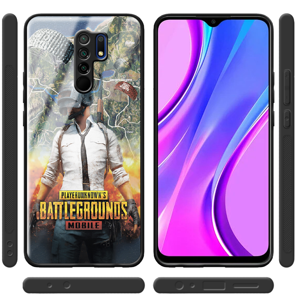 Чехол BoxFace Xiaomi Redmi 9 PUBG Mobile Черный силикон со стеклом (40233-up2309-40865) - фото 2