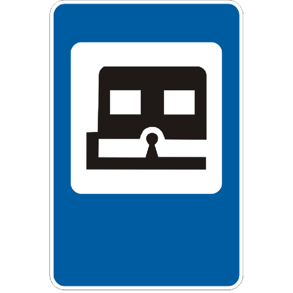 Дорожный знак прямоугольный Фабрика знаков 6.19 700х1050 мм (504098-1)