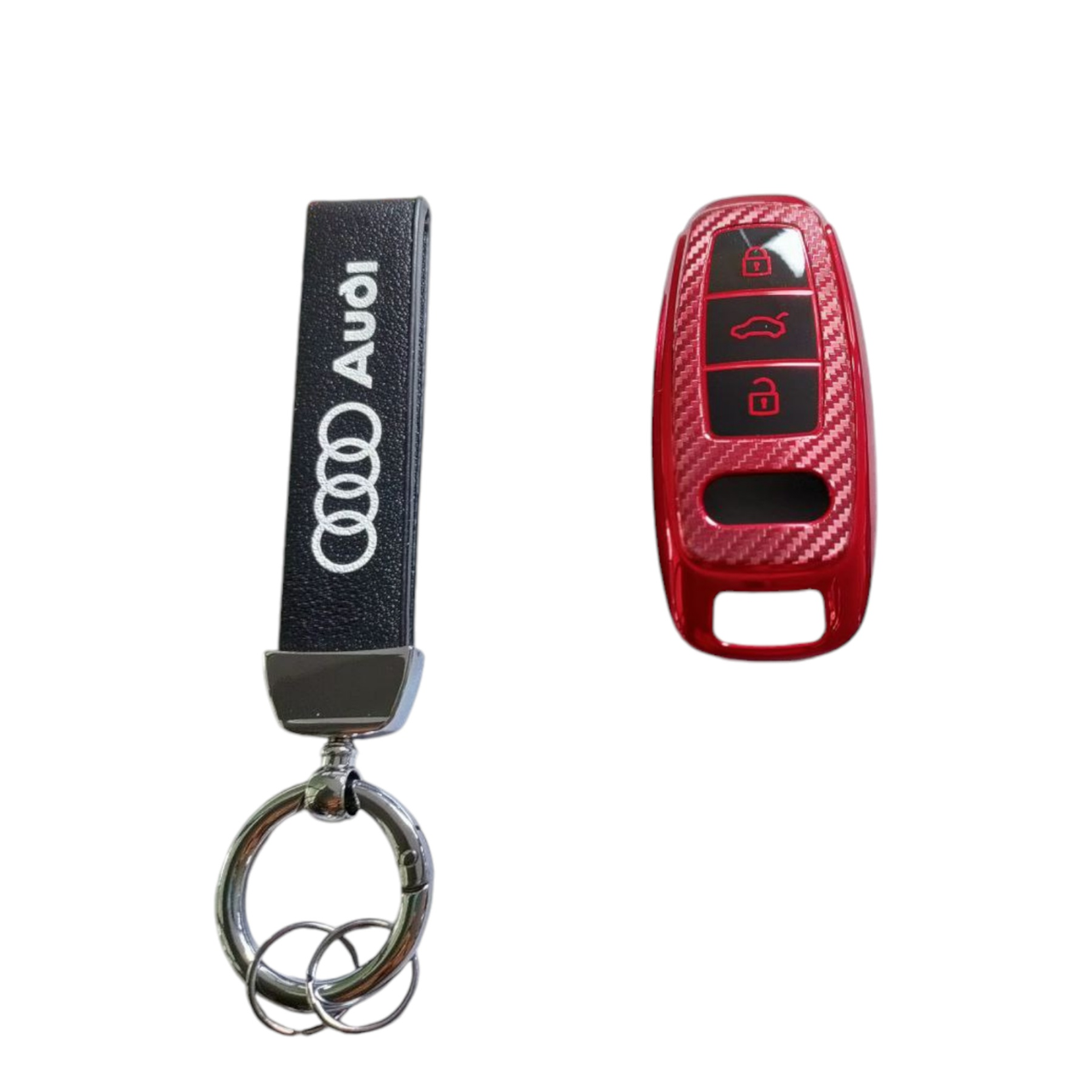 Чехол для ключа Audi Красный (2360889597)
