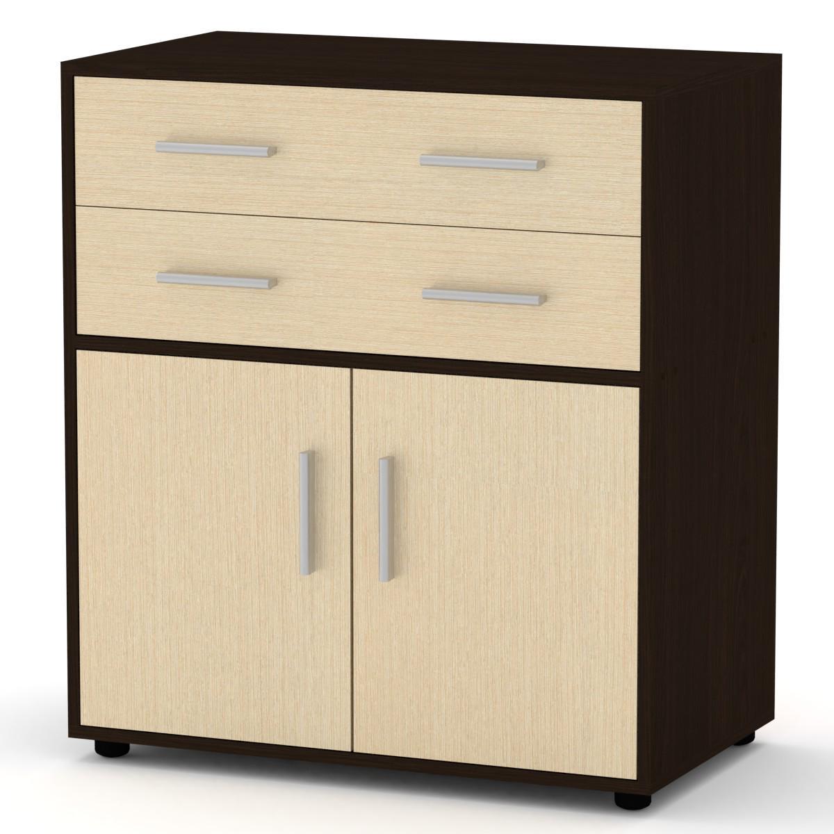 Комод для вещей МеблиКо 2-2 78х45х88 см Венге (k-1104-7) - фото 1 Комод для вещей МеблиКо 2-2 78х45х88 см Венге (k-1104-7) - фото 1