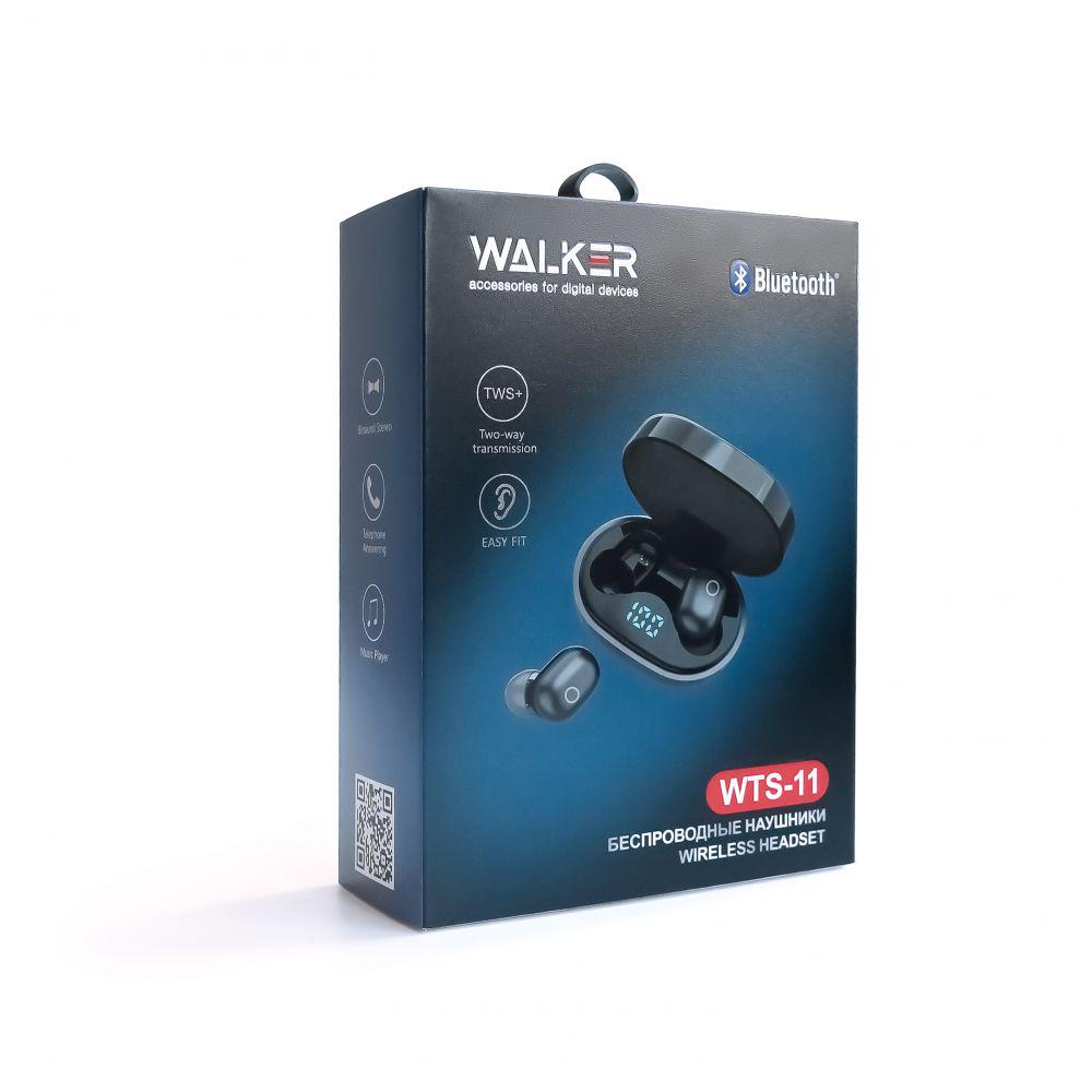 Навушники Bluetooth WALKER WTS-11 Black (1451) - фото 2