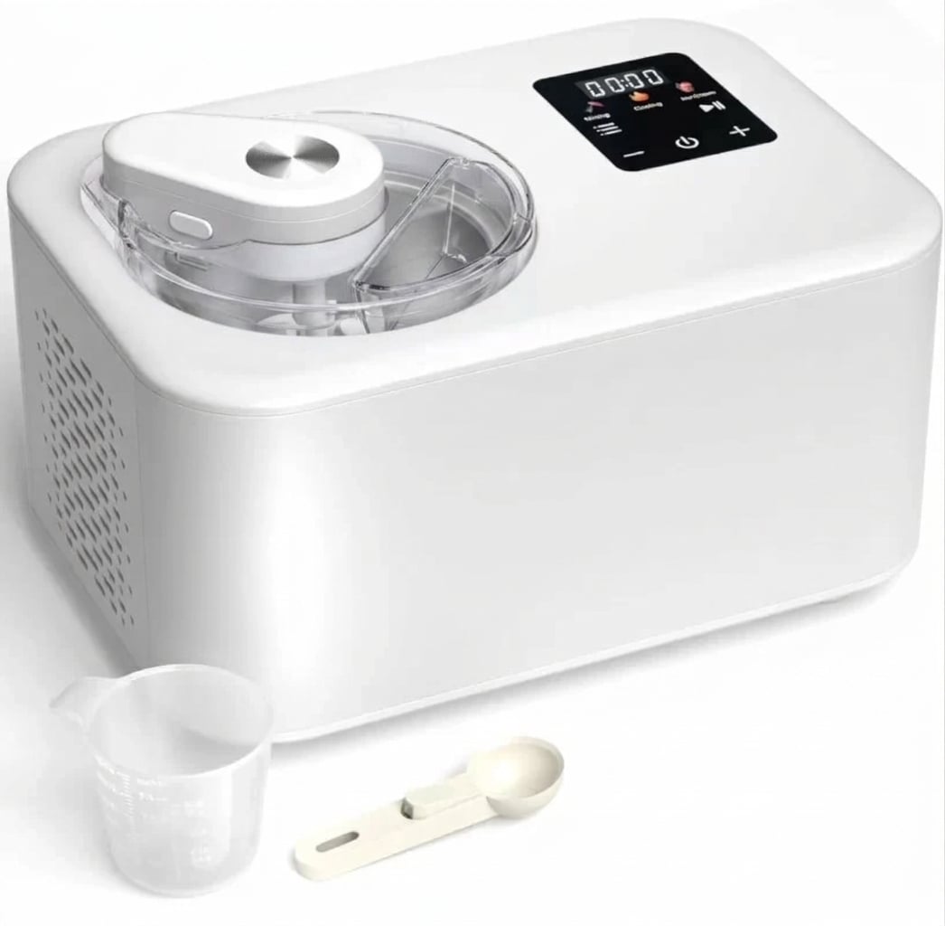 Мороженица автоматическая Ice Cream Maker SU-102 1,2л 110 Вт с компрессором и LCD-дисплеем
