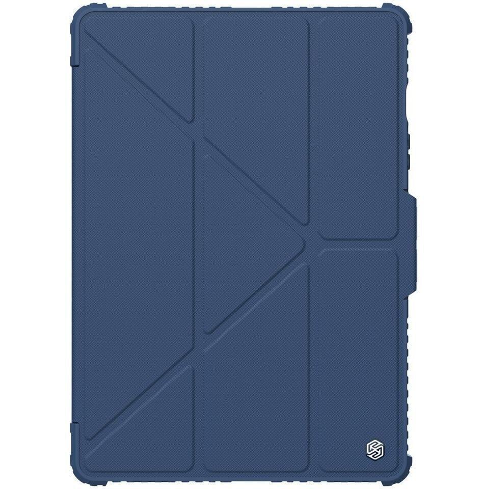 Чехол книжка Nillkin Bumper Pro Multi-angle Leather Case для Samsung Galaxy Tab S9 Plus 12.4'' Blue