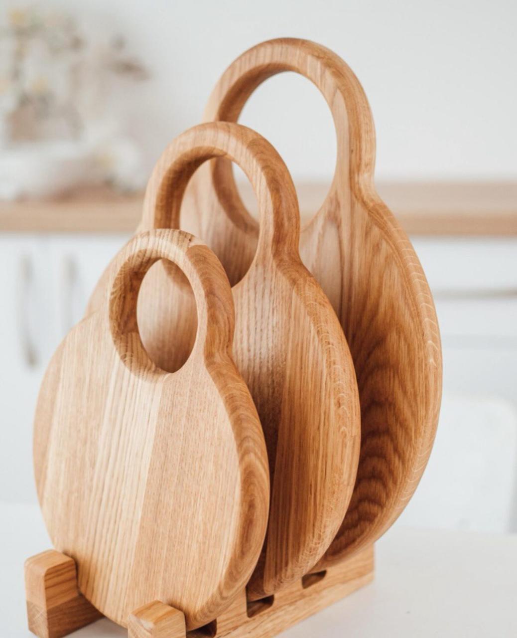 Набор дубовых досок для нарезки (33089734)