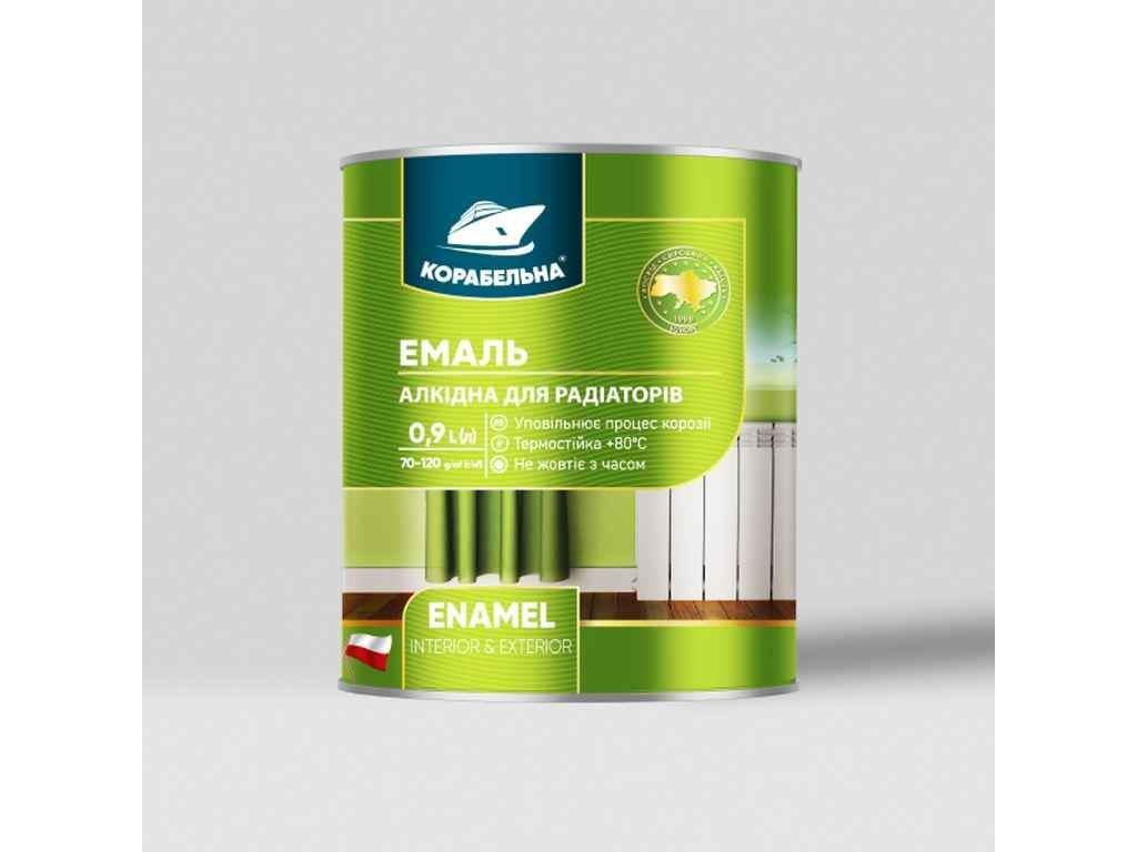 Емаль алкідна ПФ-115 КОРАБЕЛЬНА для радіаторів 0,9 кг Білий (1011640)