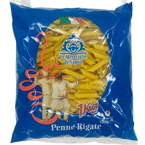 Макарони Le Meraviglie Di Napoli Penne Rigate Пір'я 1 кг (4139c6e6)