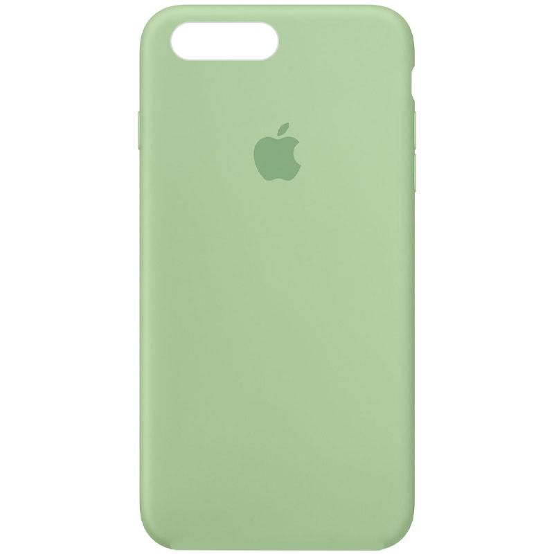 Противоударный чехол Silicone Case Full Protective AA для Apple iPhone 7 plus/8 plus 5.5" Зеленый/Pistachio
