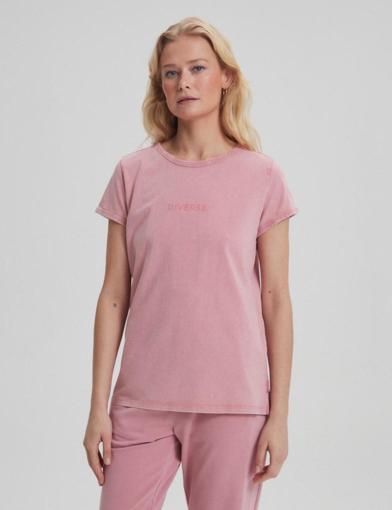 Футболка жіноча Diverse Corecherrie VI XL Трояндовий (5902598953698)