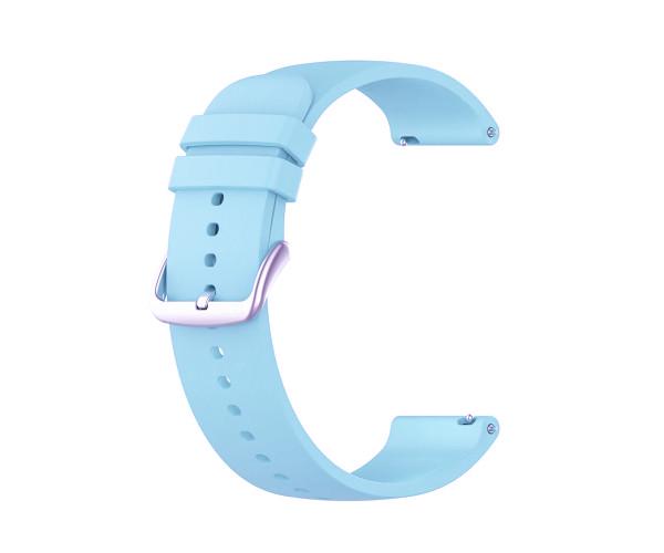 Ремешок Silicone для смарт-часов Motorola Moto Watch 40 18 мм Голубой