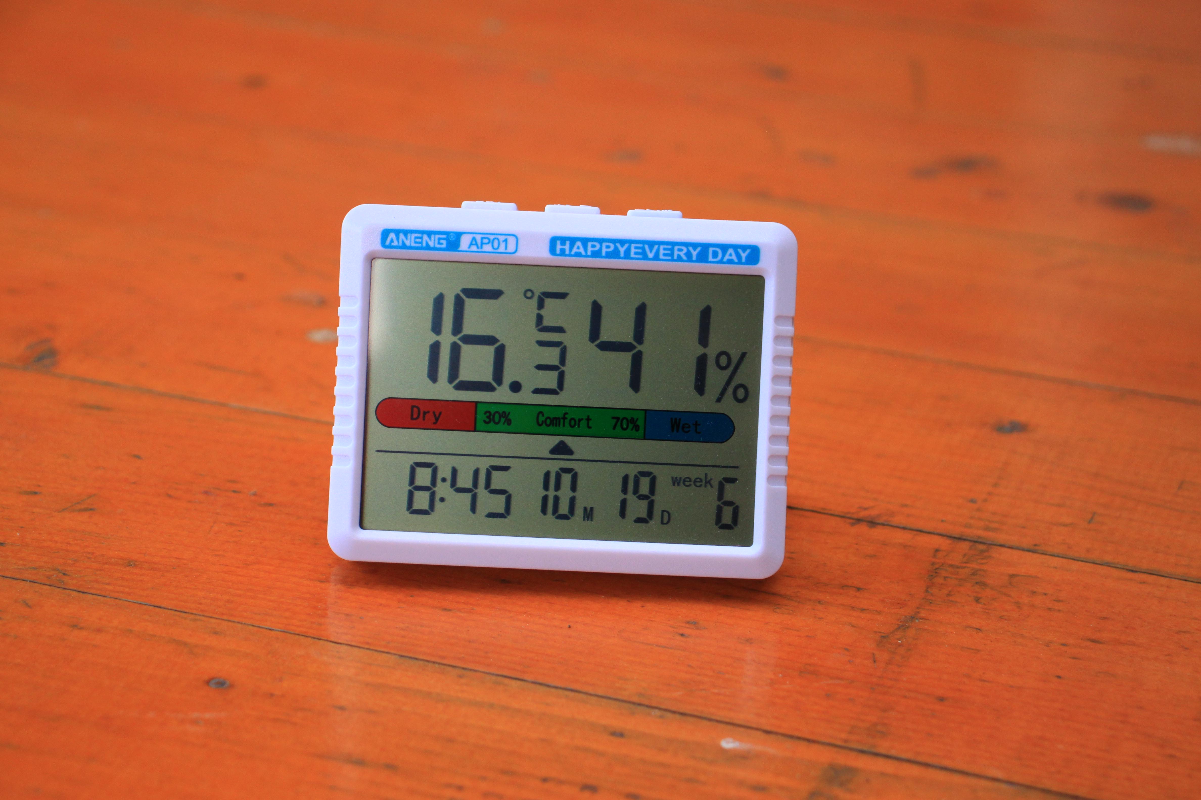 Годинник-термометр гігрометр електронний (29741186) - фото 3 Годинник-термометр гігрометр електронний (29741186) - фото 3