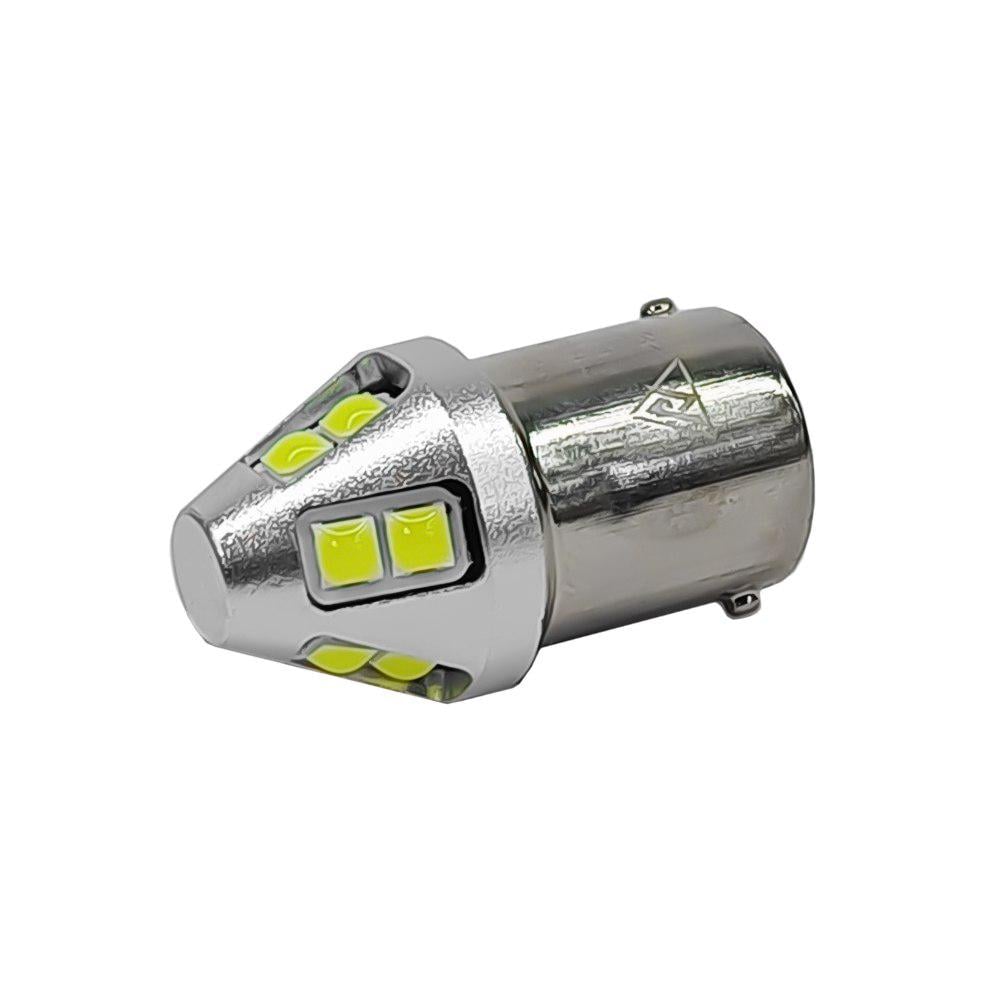 Лампа светодиодная AVolt BA15S 1156-3030-10SMD 12-24V Белый