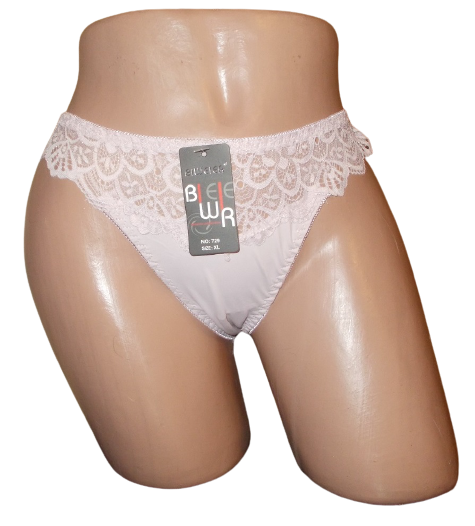 Женские трусики бразилиана Biweier 729 XL Пудровый (1555845876)