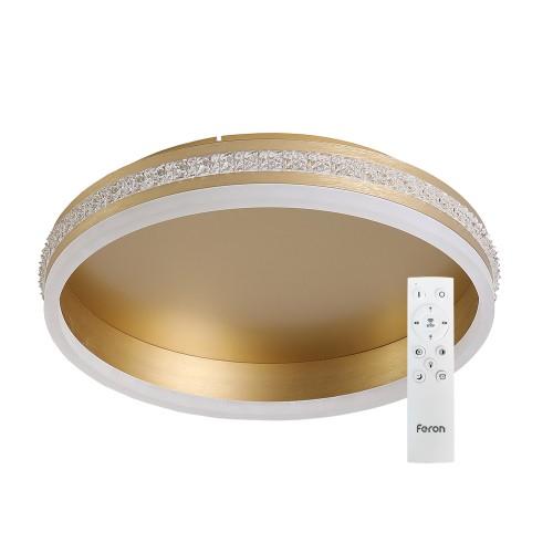 Светильник светодиодный Feron AL6600 SHINE 70W Золотой (AL6600 GD) - фото 2 Светильник светодиодный Feron AL6600 SHINE 70W Золотой (AL6600 GD) - фото 2