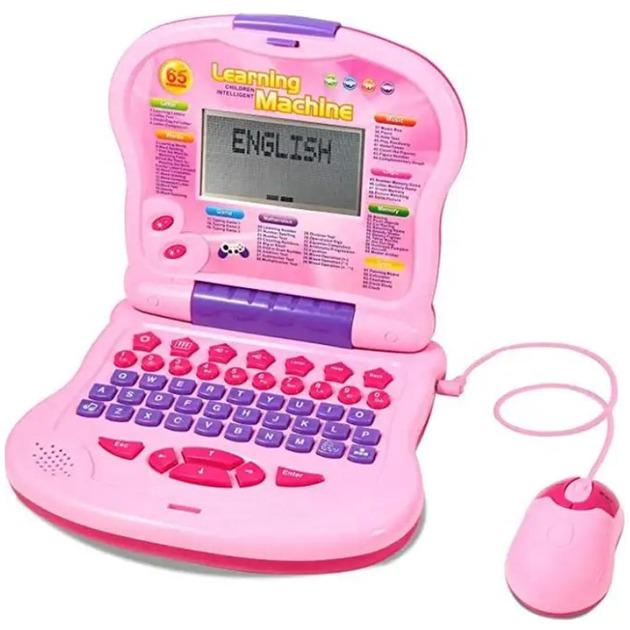 Компьютер развивающий Learning Machine детский Розовый (DлмP24)
