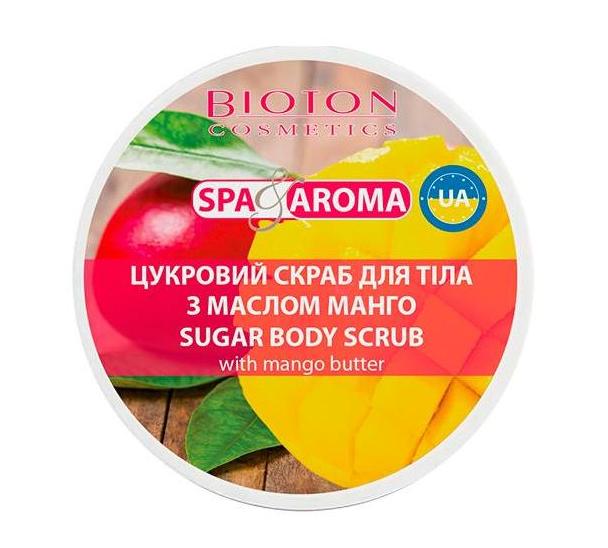 Скраб для тіла цукровий Bioton Cosmetics Spa & Aroma з маслом манго 250 мл (13435)