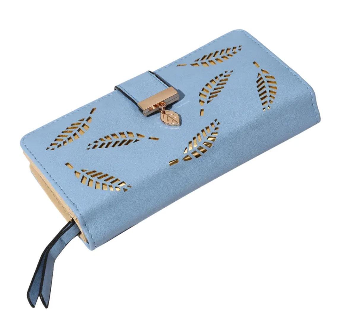 Клатч женский Primolux Lady Wallet портмоне Blue Leaf (2034995231)