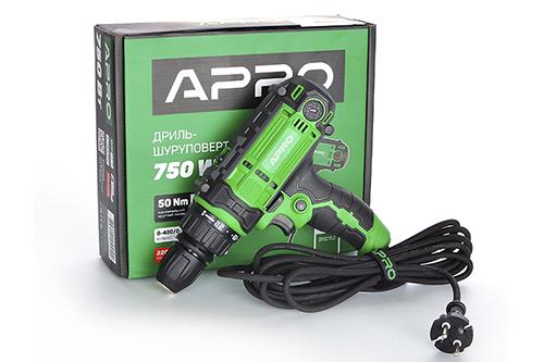 Шуруповерт сетевой Apro D750С