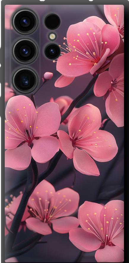 Чехол на Samsung Galaxy S23 Ultra Пурпурная сакура (6075b-2906-42517)
