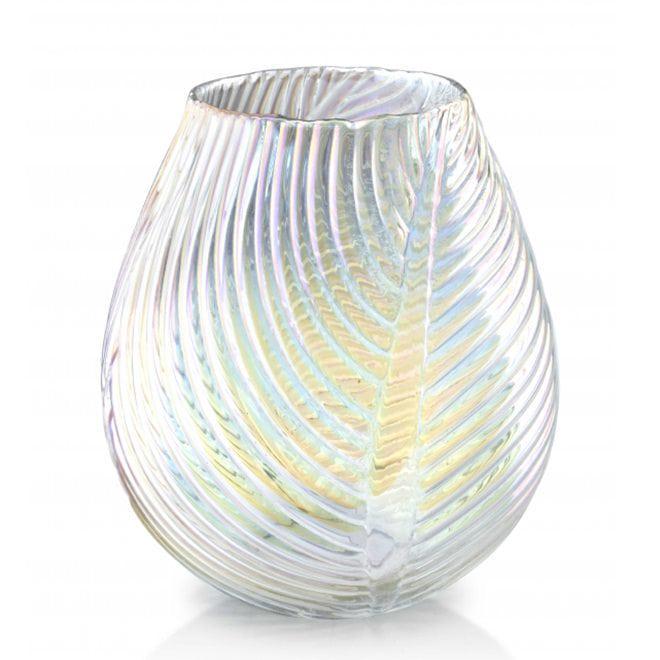 Ваза стеклянная Flora Serenite H-24 см (35655)