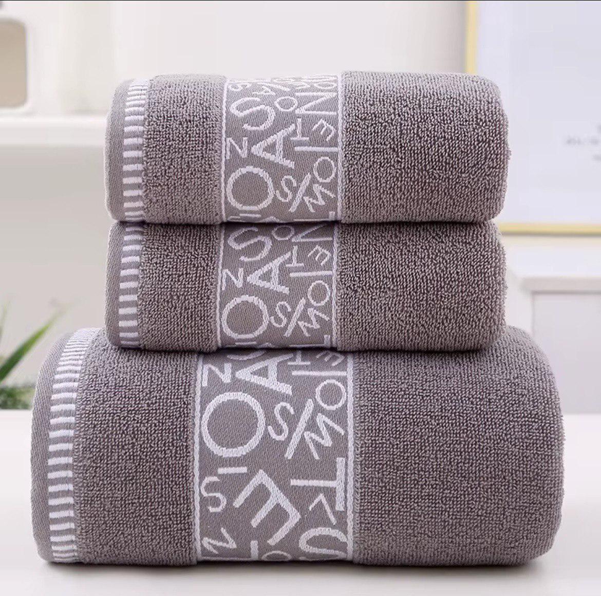 Набір рушників Alphabet Premium 3в1 Капучино (NR3in1BathCoffeeAlphabet) - фото 1 Набір рушників Alphabet Premium 3в1 Капучино (NR3in1BathCoffeeAlphabet) - фото 1