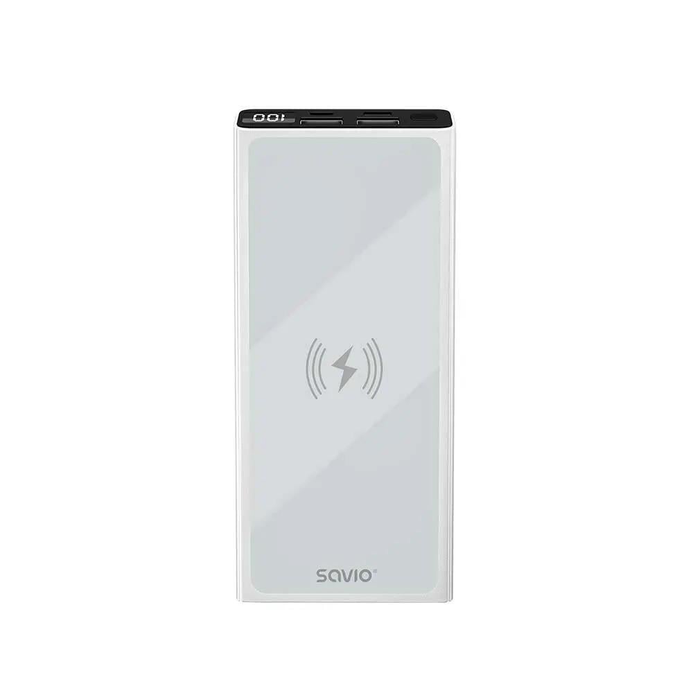 Повербанк Savio BA-06 10000 mAh 20W White (614088)