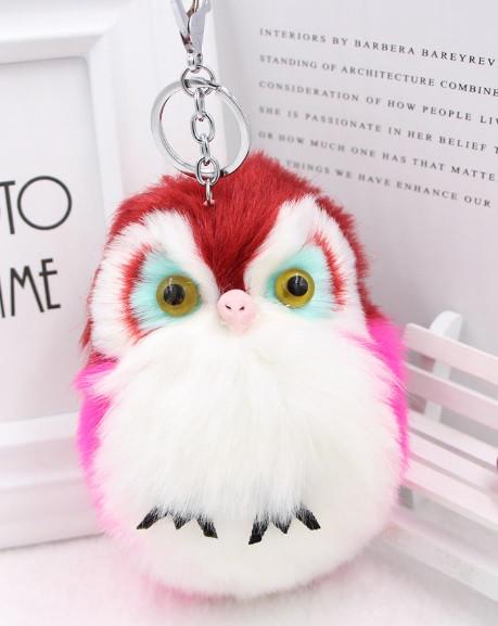 Мягкий брелок SUNROZ Animal Plush плюшевый попугай 15 см Красный (SUN1822)