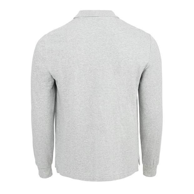 Поло мужское Lee Cooper с длинным рукавом 2XL Серый (LS0002M045) - фото 2 Поло мужское Lee Cooper с длинным рукавом 2XL Серый (LS0002M045) - фото 2