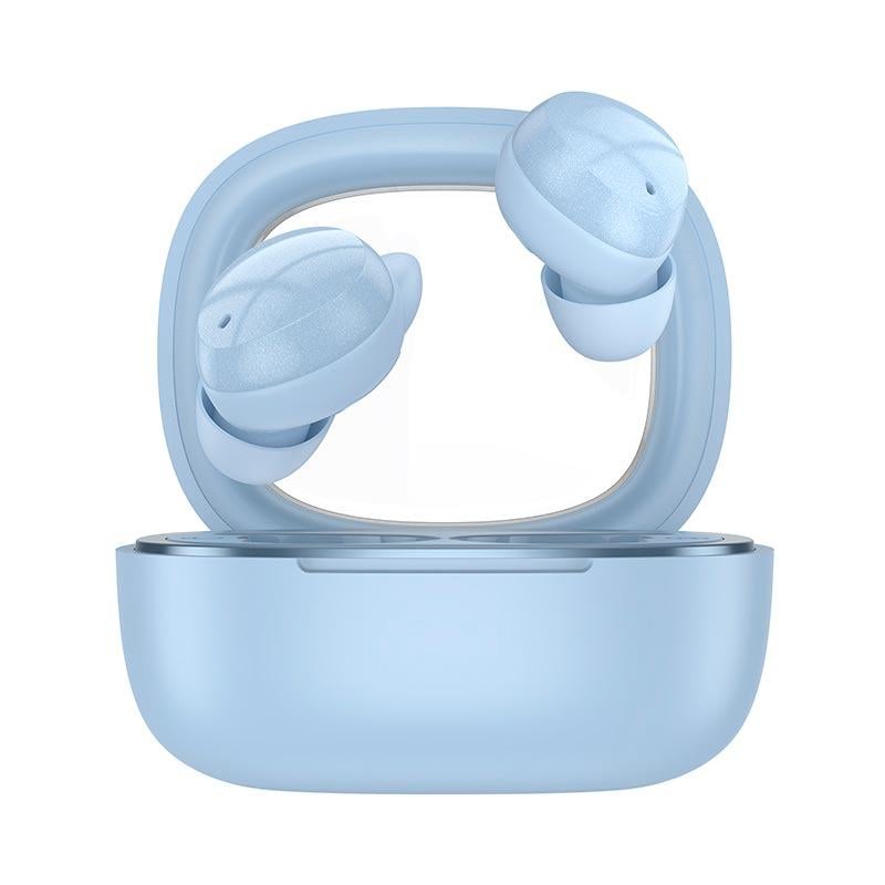 Навушники в кейсі Hoco Shadow true wireless sleep BT headset EW65 Синій - фото 2