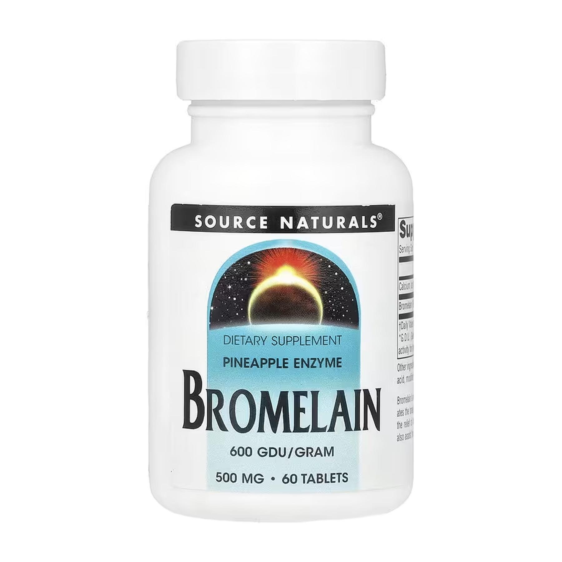 Бромелайн Source Naturals Bromelain 60 таб.