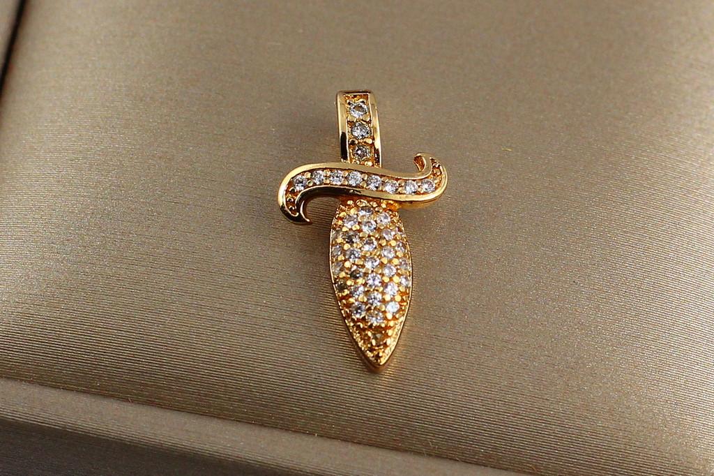 Кулон Xuping Jewelry Кинжал 2 см Золотистый
