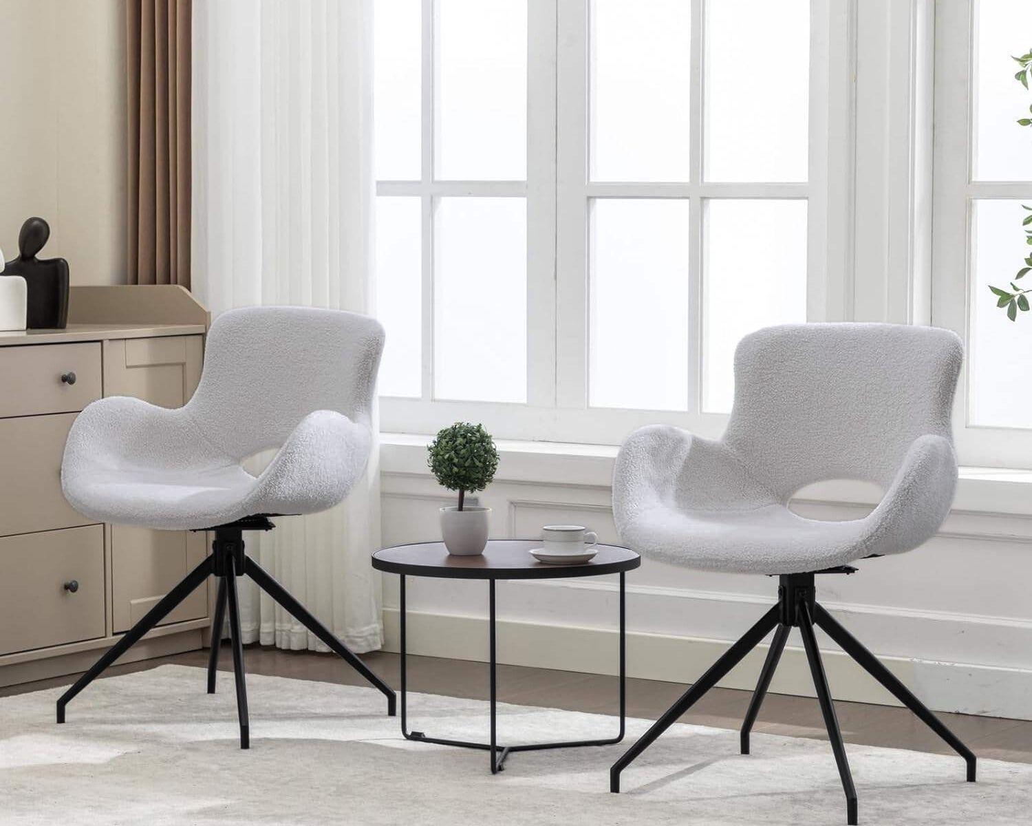 Стул Intarsio GERDA с оборотом 180° Черный/Светло-серый (18290199) - фото 7 Стул Intarsio GERDA с оборотом 180° Черный/Светло-серый (18290199) - фото 7