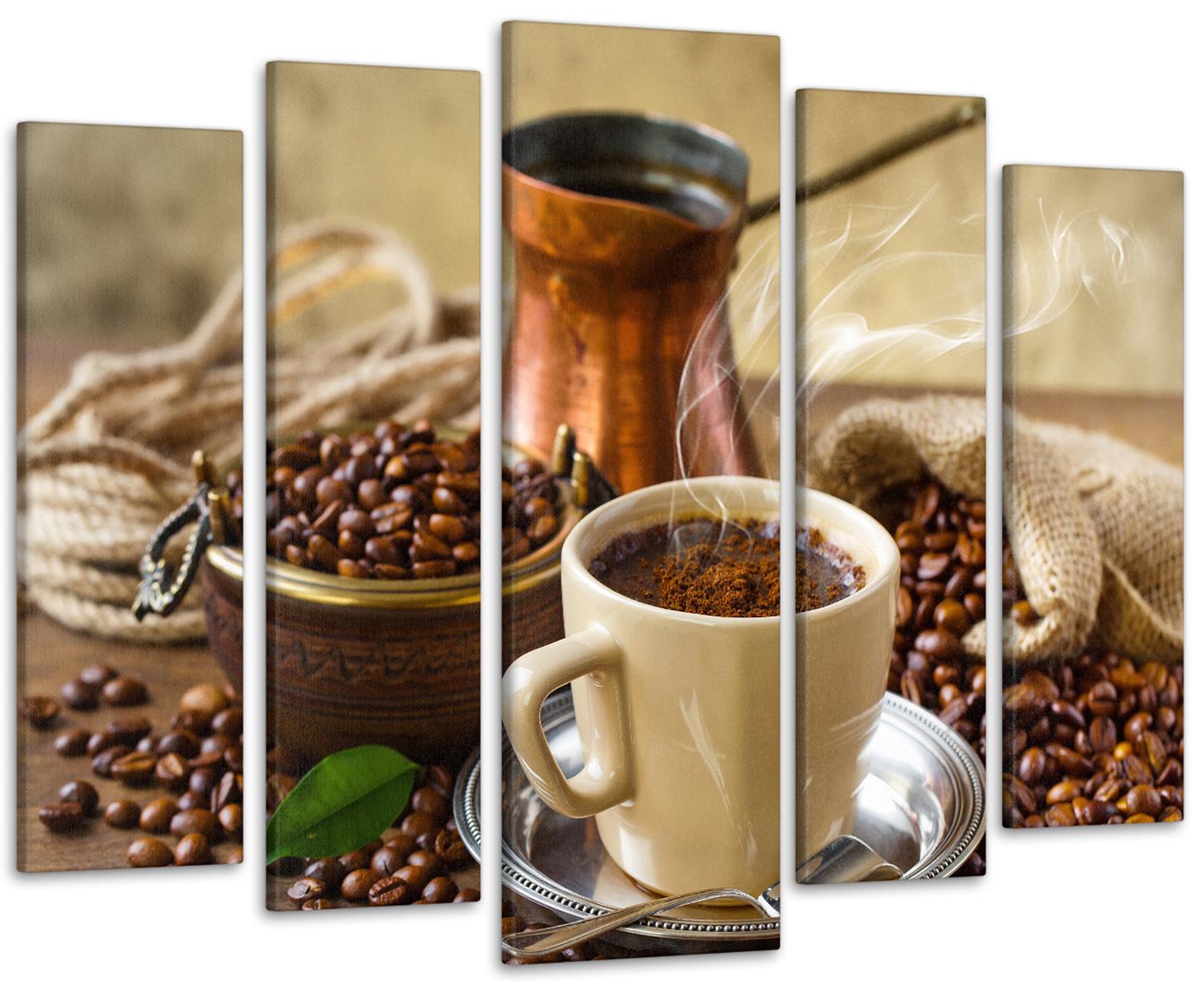 Картина модульная Аромат Кофе 115х170 см (Art-307_5)