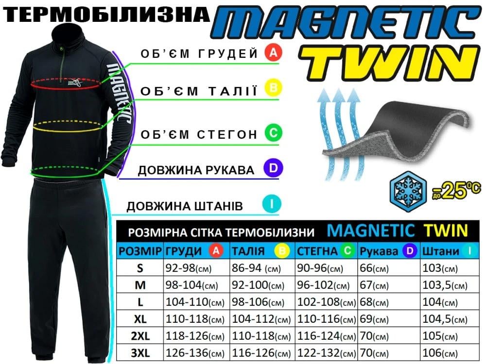 Комплект термобелья на флисе Magnetic TWIN до -25°С S (2383864890) - фото 4