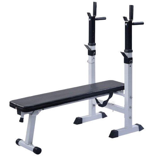 Спортивная лава для жима WCG 2020 складная для пресса брусья Белый (21320107)