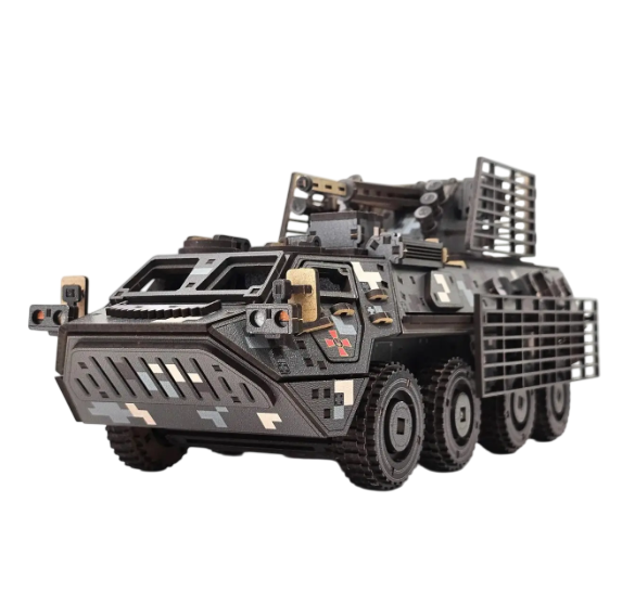 Конструктор 3D дерев'яний THEGRAVIX БТР-4 Буцефал 539 дет. 35 см (31266820)
