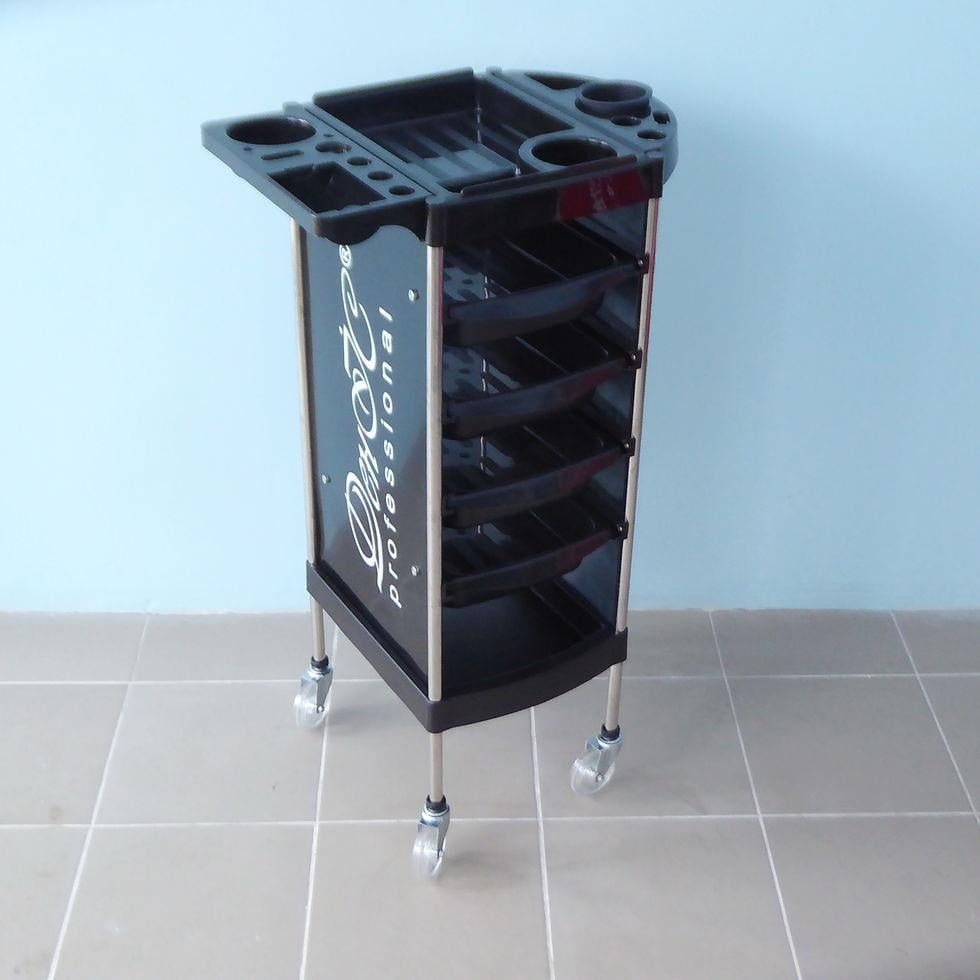 Візок перукарський під'їздне місце майстра ДенІС professional "Чебурашка +" Червоний (1453070717) - фото 6