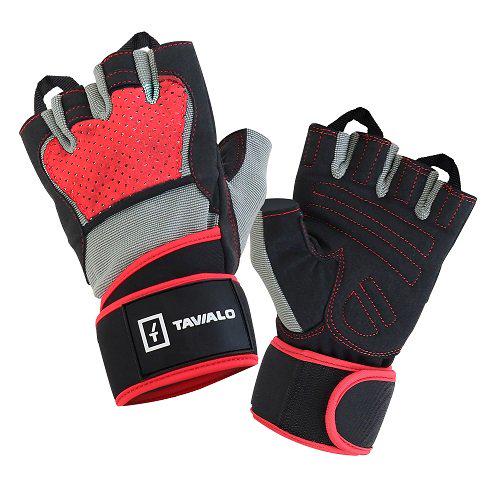 Рукавички спортивні Tavialo M Black/Gray/Red (189205007)