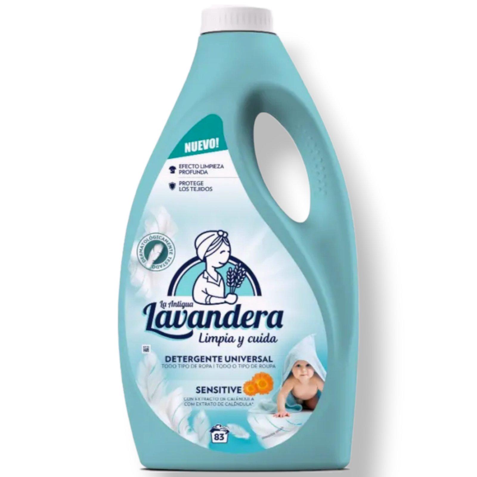 Гель для прання дитячої білизни Lavandera Sensitive універсальний 83 прання 2,49 л