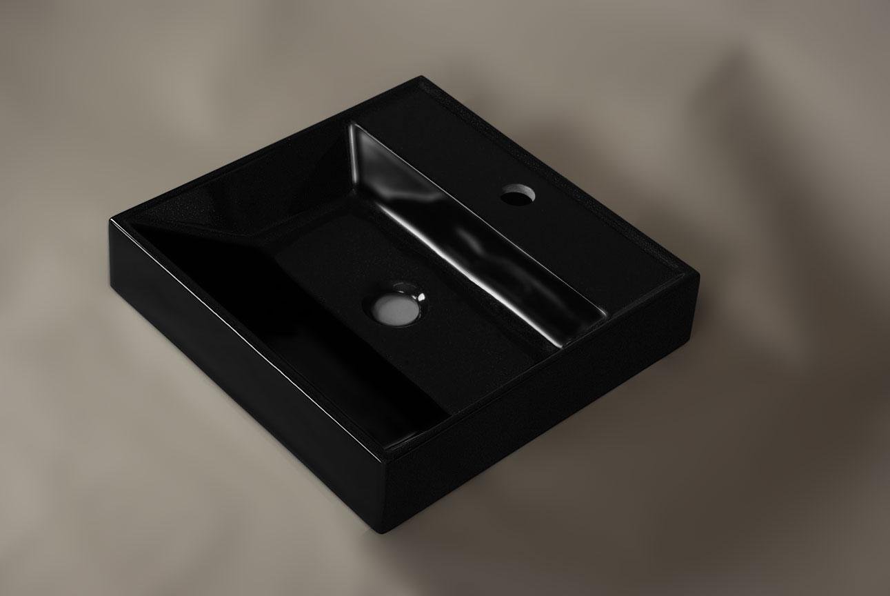 Умывальник подвесной Status Mirage Black (587) - фото 5